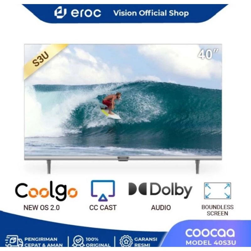 SMART TV COOCAA 40 INCH S3U