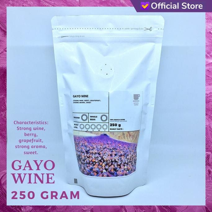 

[BISA COD] KOPI ARABIKA GAYO WINE 250 GRAM BIJI DAN BUBUK