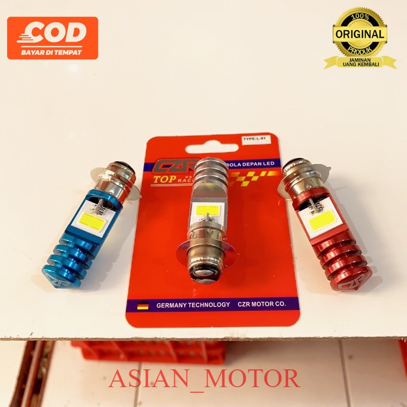 variasi aksesoris sparepart motor BOHLAM LAMPU DEPAN LED VARIO125/BEAT FI NEW/SUPRAX125/BLADE/FINO/S