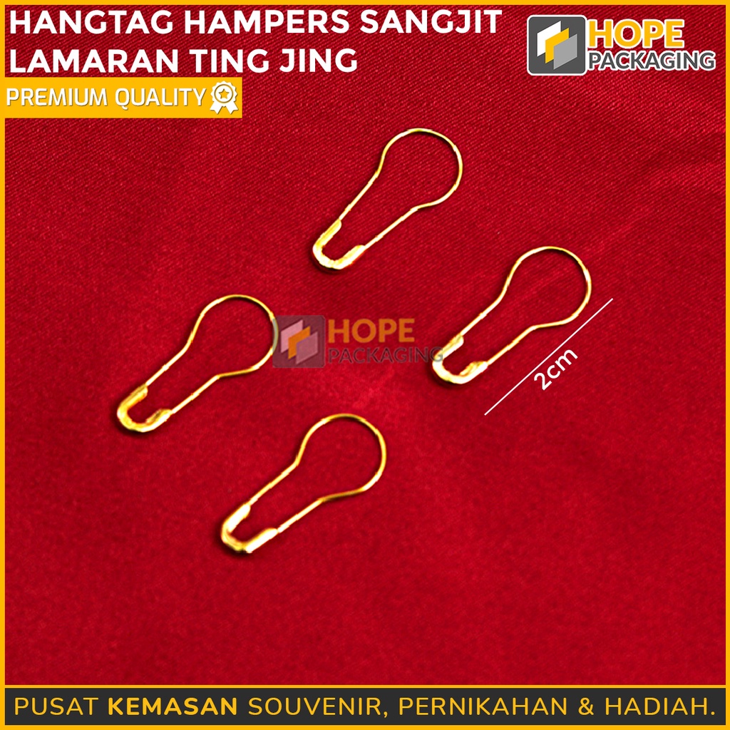 [ ISI 10 PCS ] Hangtag Hampers Sangjit + Peniti