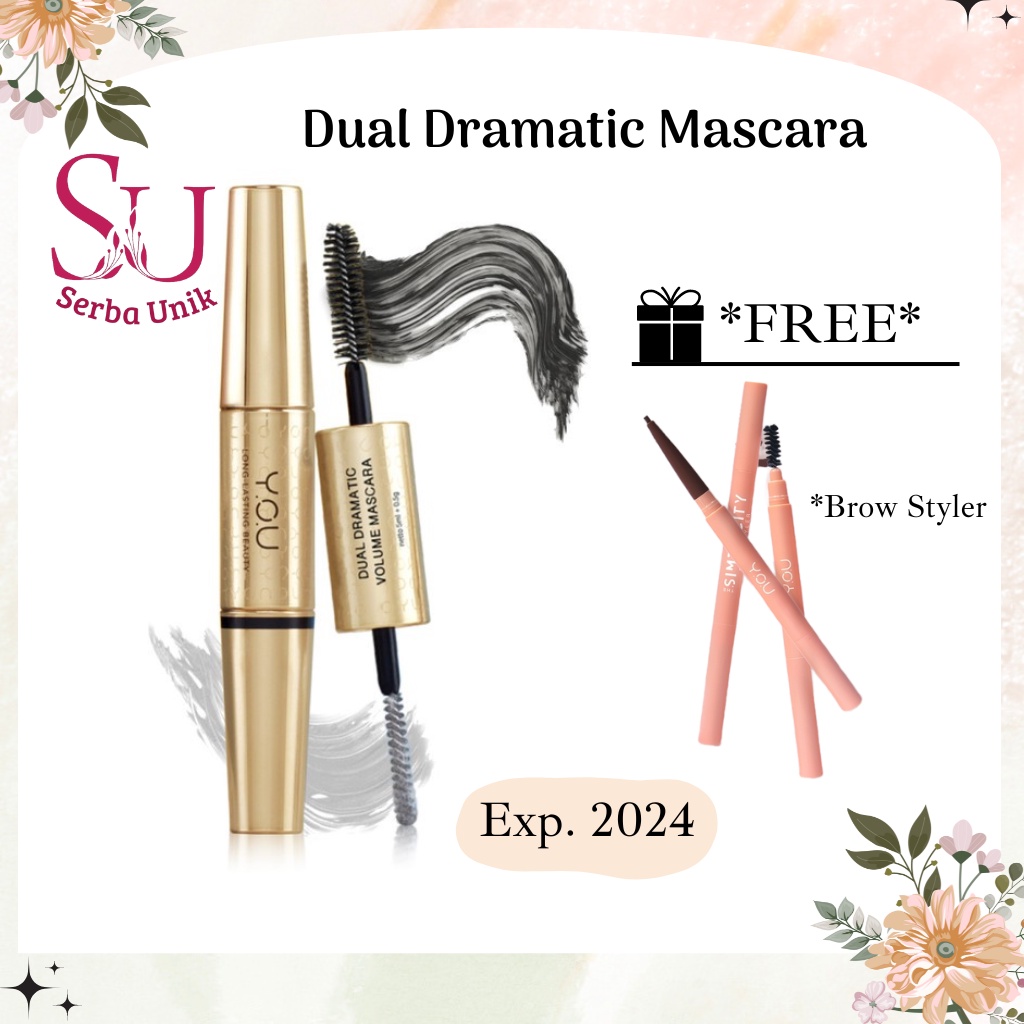 Kosmetik You Dual Dramatic Glem Volume Mascara Curl