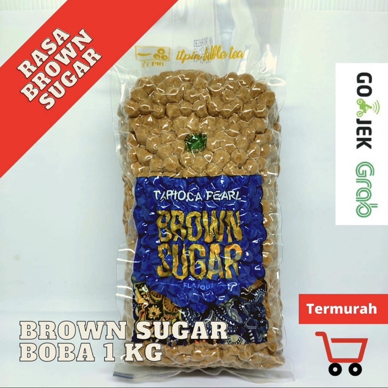 

Bubble Tapioka Tapioca Pearl Bubble Mutiara Rasa Brown Sugar 1 kg