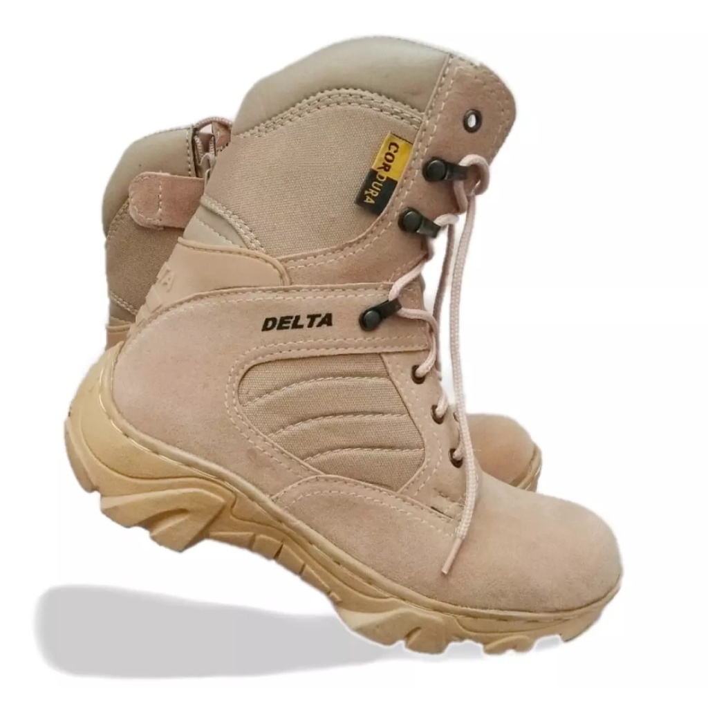 Sepatu Tactical Delta Safety PDL Polpp Crem Cordura Anti air