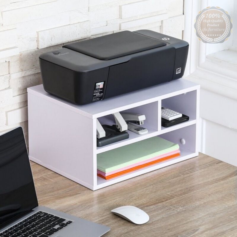 "Meja Printer Minimalis Multifungsi | Rak Organizer Kantor Bahan Plafon Berkualitas Tinggi"