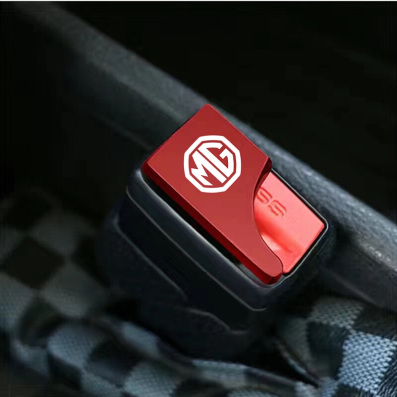 Untuk mg zs hs gs mg 5mg 6 1PC Pengaman Mobil Tersembunyi Sabuk Pengaman Gesper Klip Aksesoris Mobil