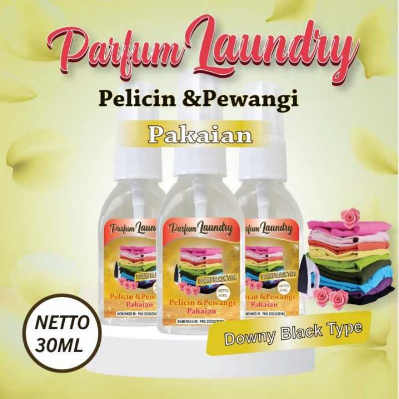 PEWANGI LAUNDRY PELICIN SETRIKA AROMA TAHAN LAMA 30 ML
