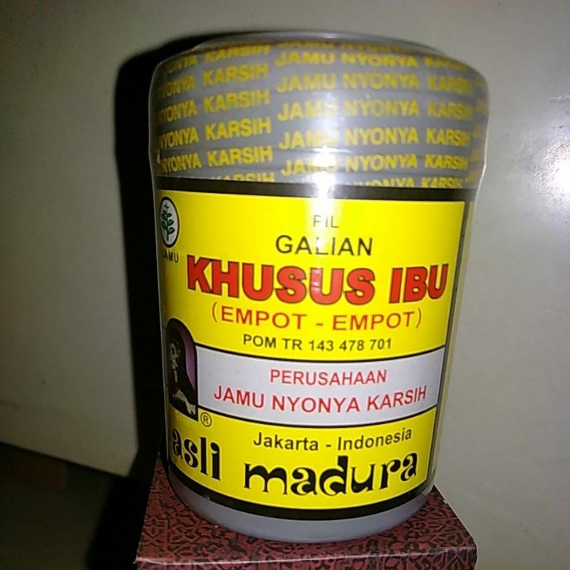 

jamu empot empot khusus ibu galian asli madura nyonya karsih original 250 pil