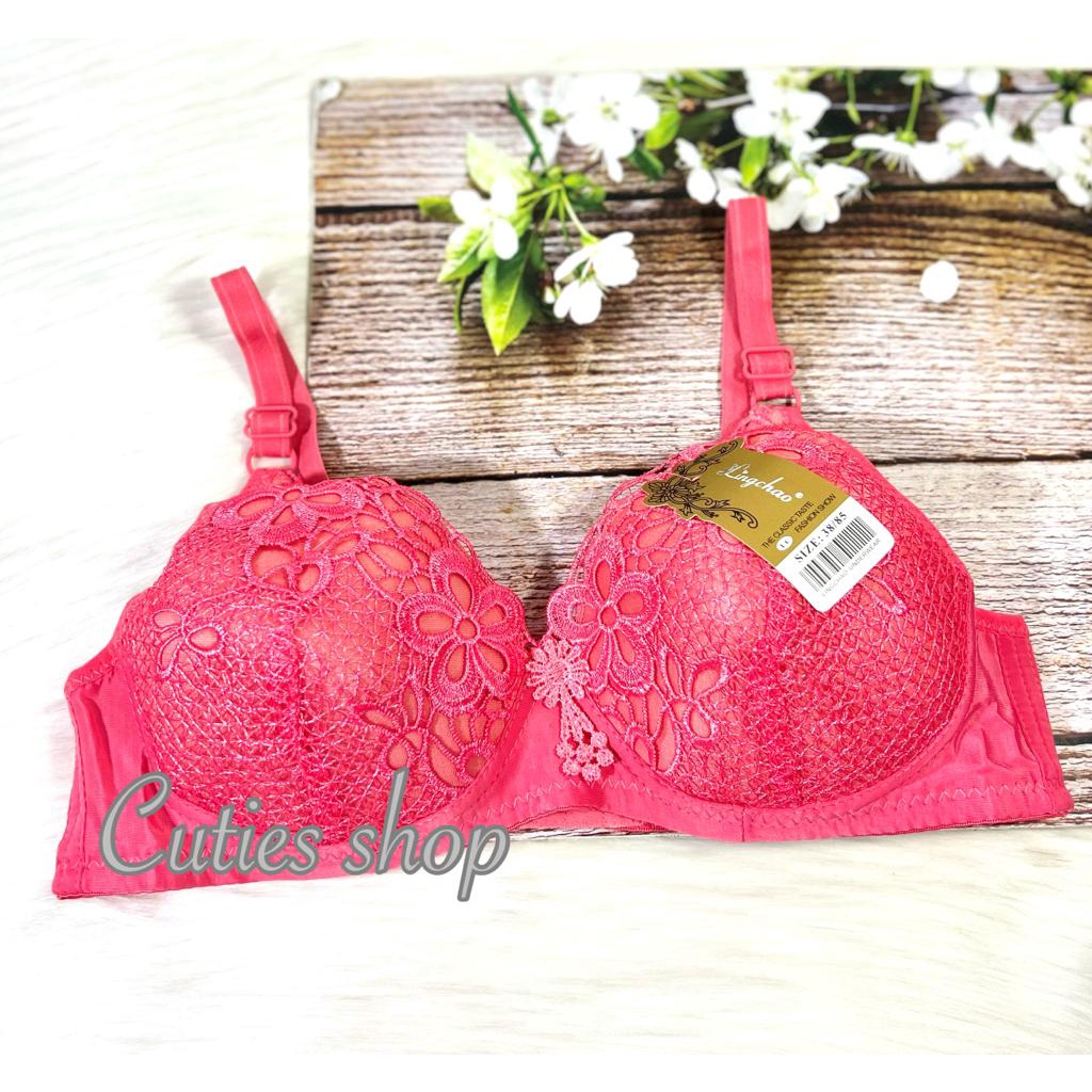 BRA CUP B LINGCAO SIZE 38 -44, MOTIF BRUKAT