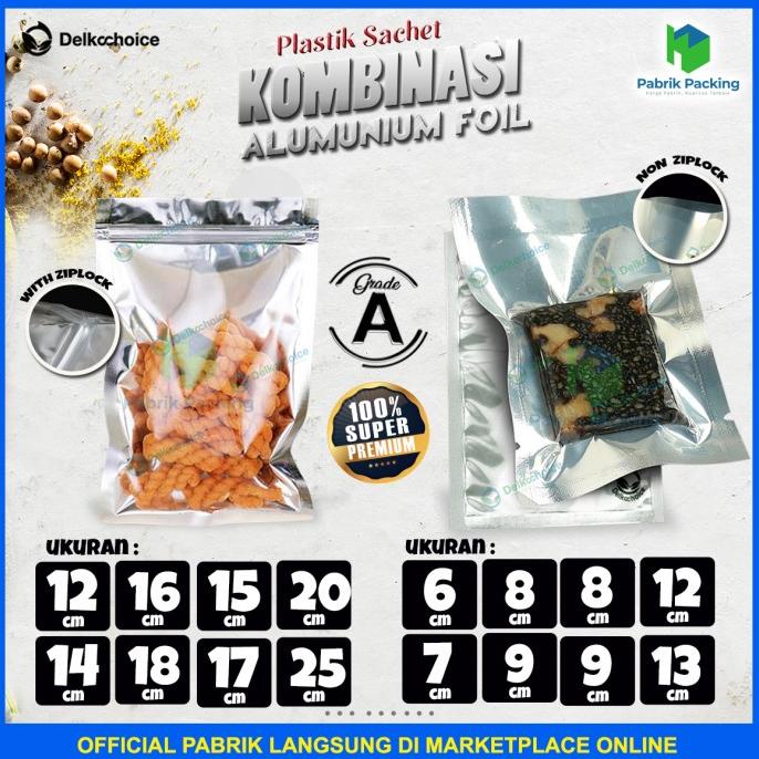 PLASTIK SACHET BAG VARIAN TRANSMETZ | SASET KOMBINASI TERMURAH SATUAN