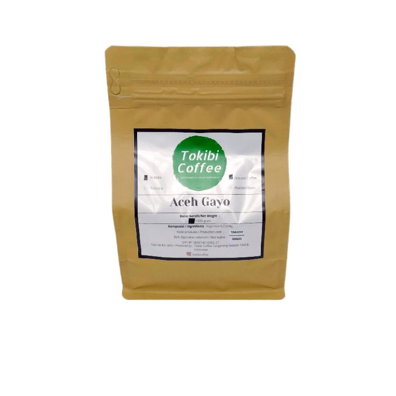 

Tokibi Kopi Arabika Aceh Gayo 200gr