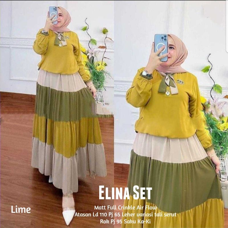 ELINA SETELAN BAJU WANITA TERBARU