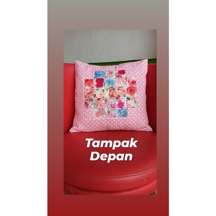 Sarung Bantal Kursi dan Sofa 40 x 40cm Premium Tebal Aesthetic Resleting / Cushion Pillow Cover / Ho