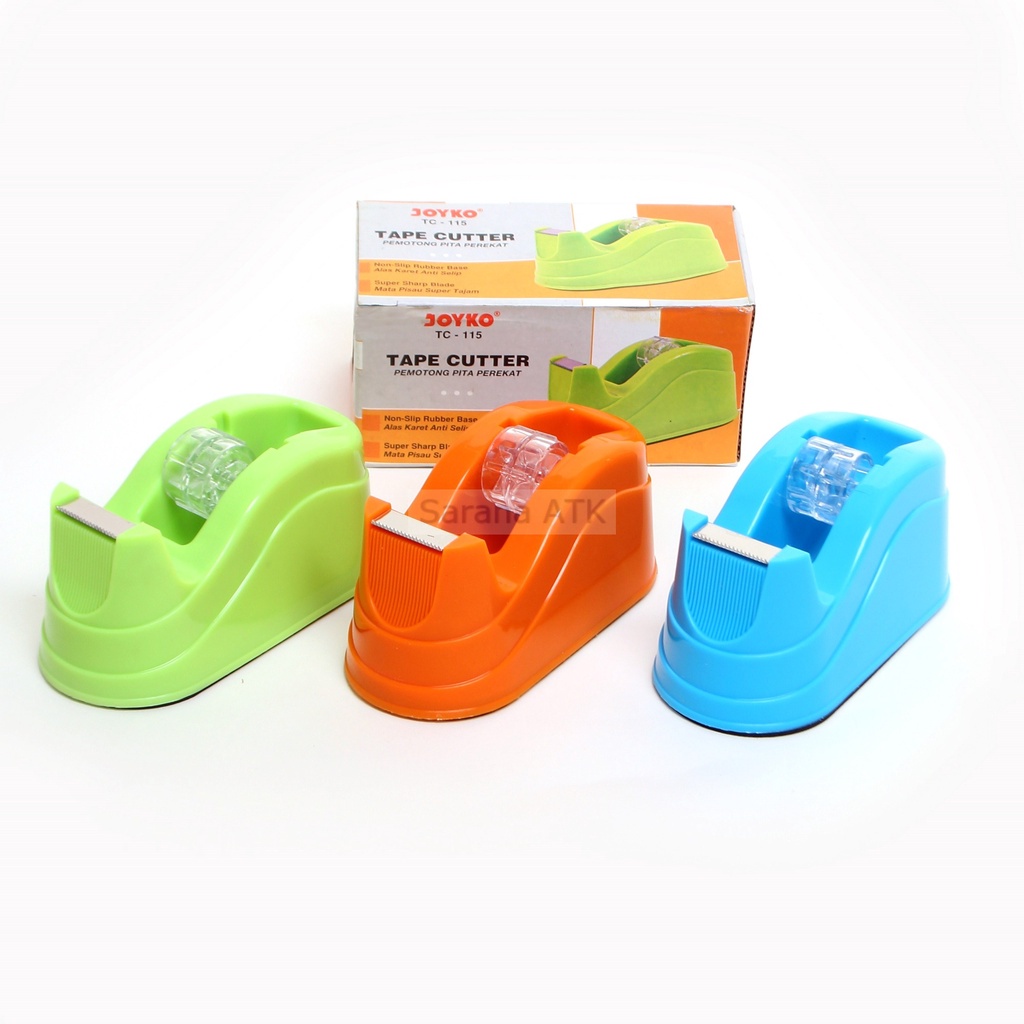

JOYKO Tape Cutter TC-115 ( Dispenser Tape ) - 1/2 Inch Isolasi [ Pcs ]