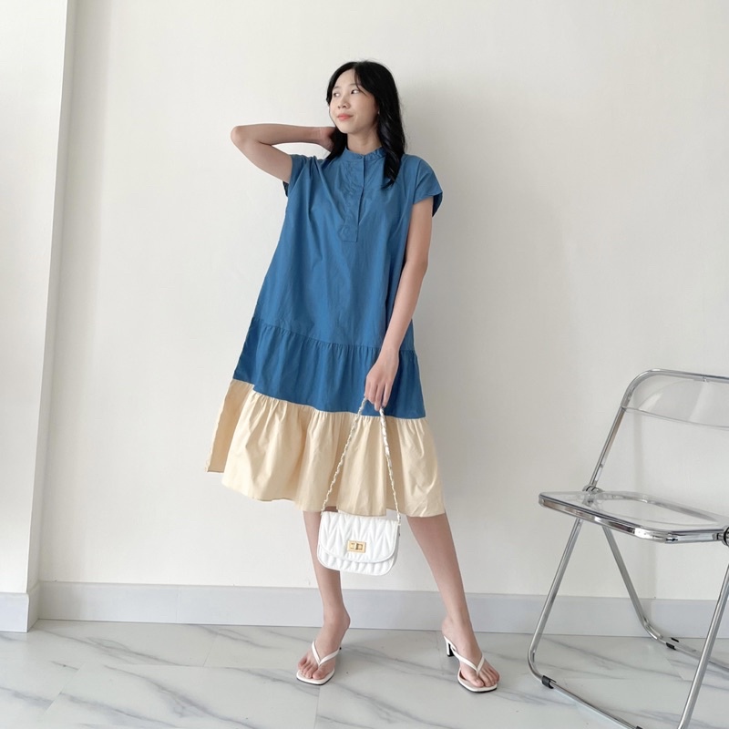 Neval Twotone Dress