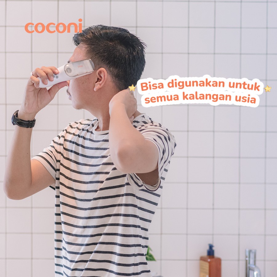 Coconi No Mess Vacuum Baby Hair Clipper | Pemangkas Rambut Vakum