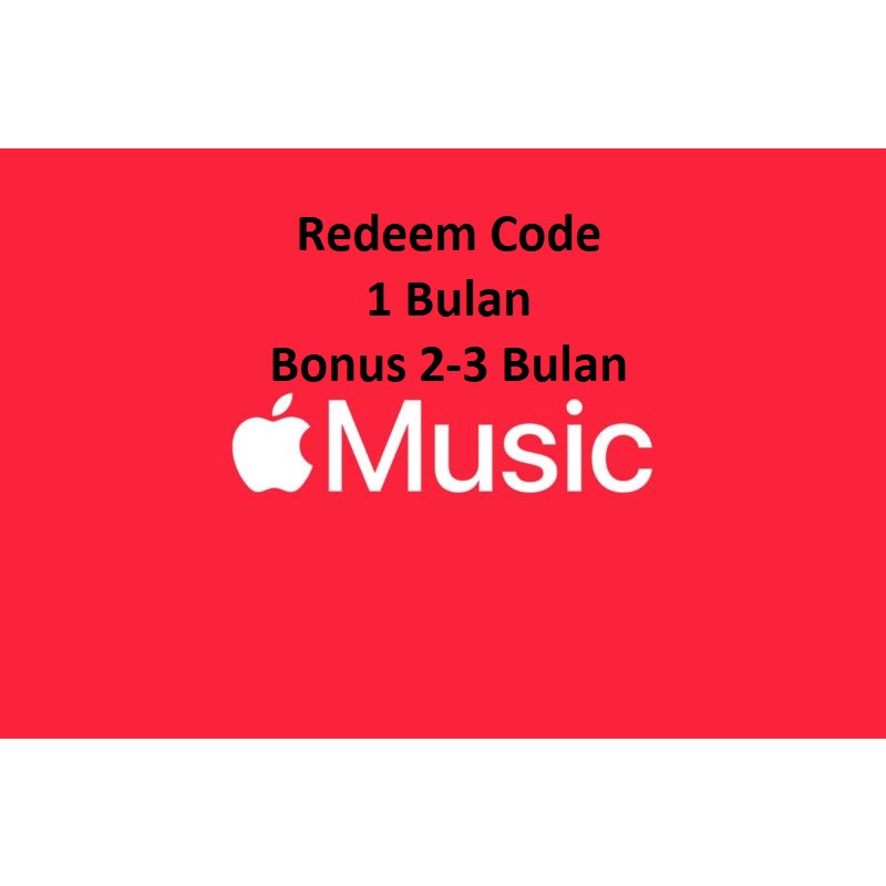 Jual Apple Music Premium 1 Bulan Bonus 2 3 Bulan Shopee Indonesia