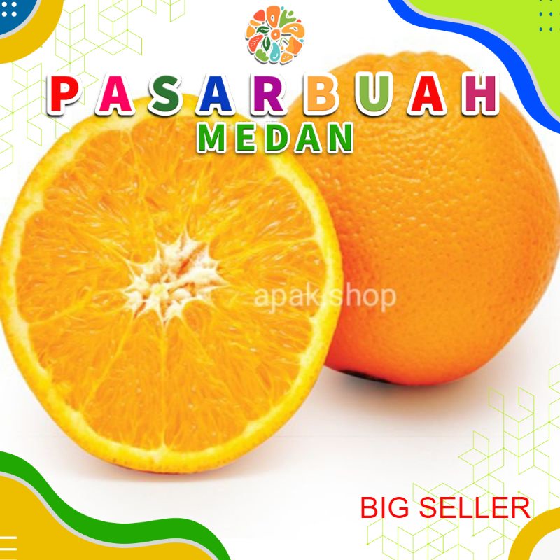 Jual Jeruk Sunkist 1kg Fresh Fruit Pasar Buah Medan Shopee Indonesia