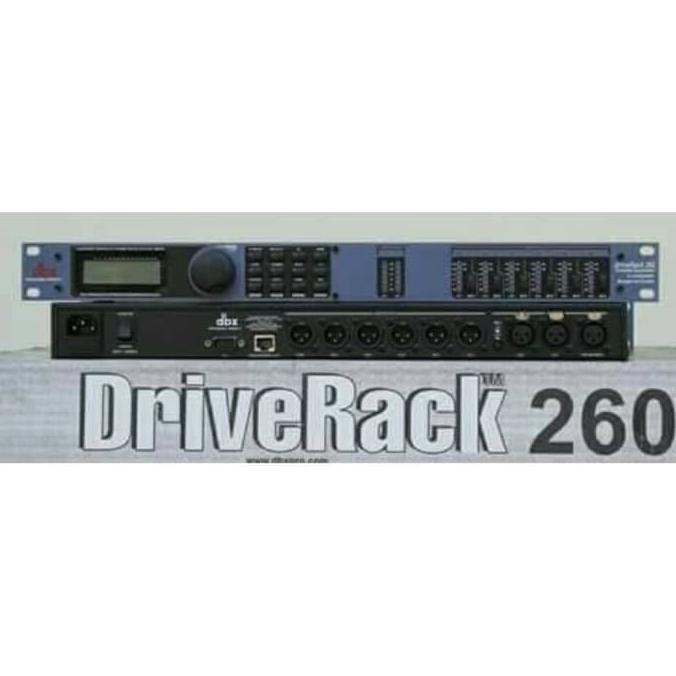Speaker Management DriveRack DBX 260, Management Audio DBC Driverack 260