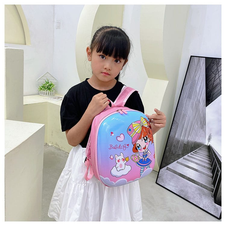 [Juallaris.id]Tas Ransel Selempang Anak Motif Frozen / Cute Kids Elsa  Back Pack / Ransel Ana / Anti Air / Import