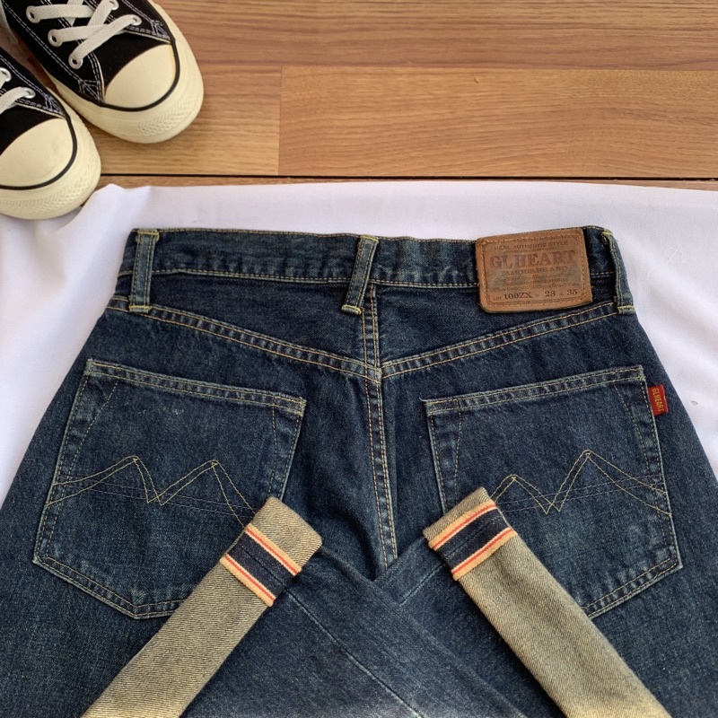GL Heart Selvedge Denim