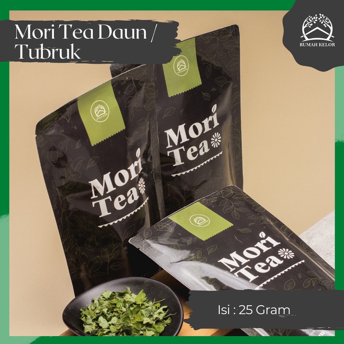 

Teh Daun Kelor / Teh Tubruk Kelor, Asli MoriTea, 15 Gram 100% Organik - 25 gram