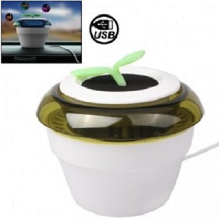 Air Purifier Usb Powered Peace Grass Car HHZ-0116 Portable untuk mobil
