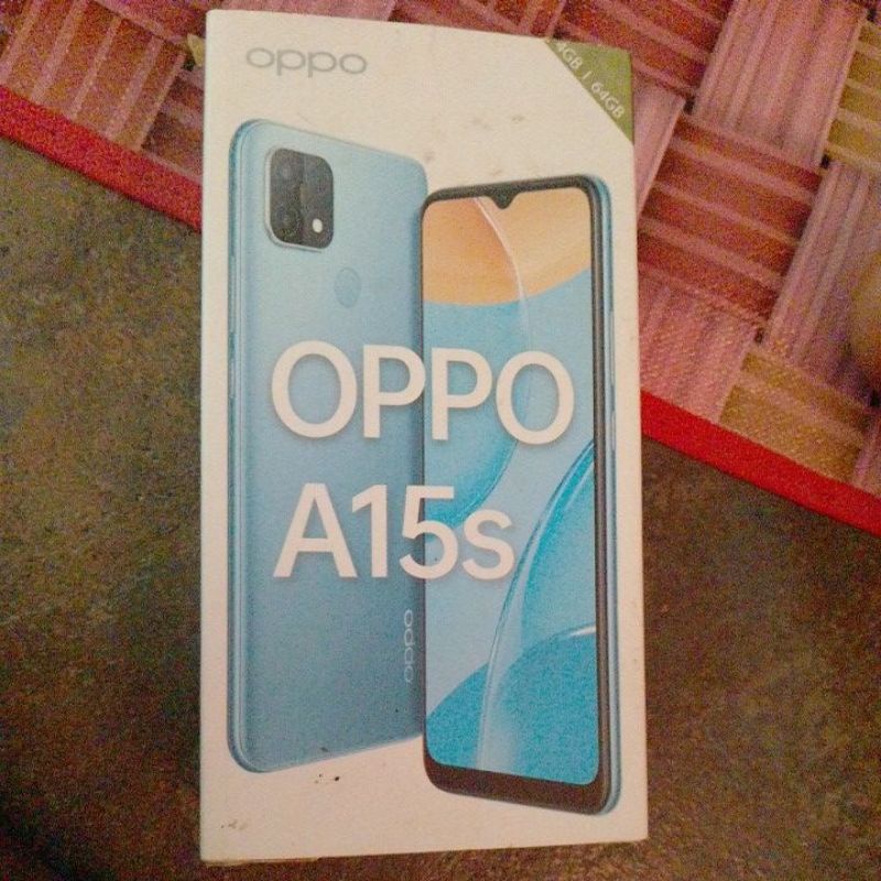 dus box / kotak hp Oppo A15s ori bawaan pabrik ram 4/64gb