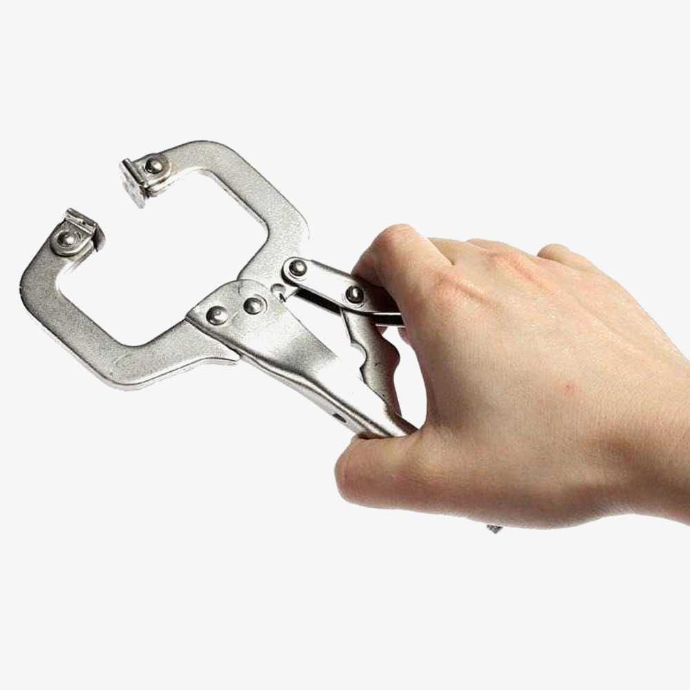 SPIFFLYER Tang Penjepit Vise Grip Welding Mouth C Clamp 5 Inch - A161 ( Mughnii )