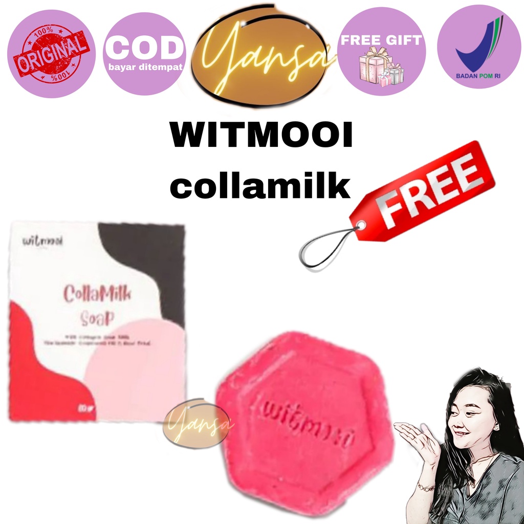 COLLA MILK SOAP by WITMOOI || SABUN PEMUTIH BADAN || WHITENING BODY SOAP