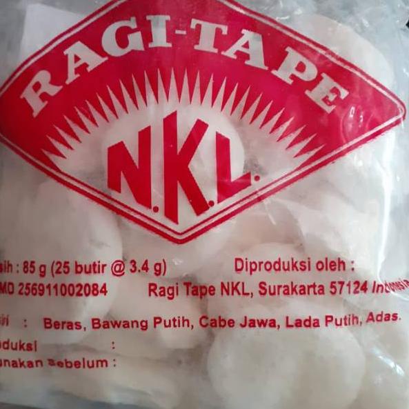 

《packingaman》 Ragi tape NKL Ragi singkong pakan semut jepang