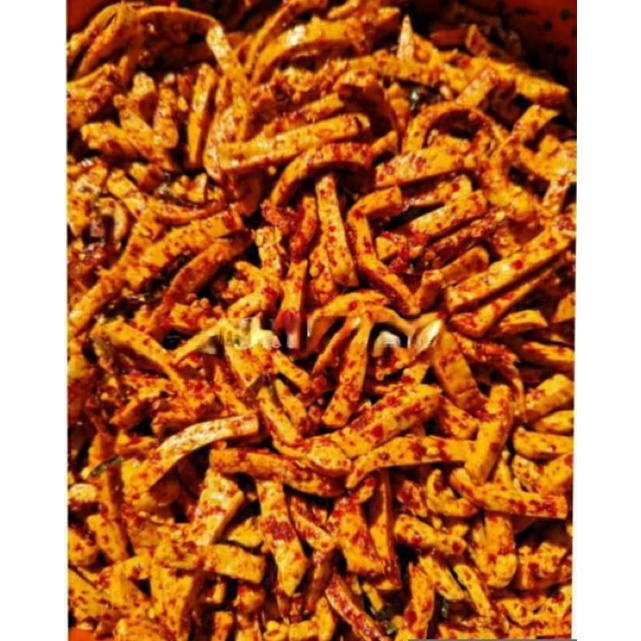 

kripik Basreng Bakso goreng stik pedas daun jeruk (isi 100gram)