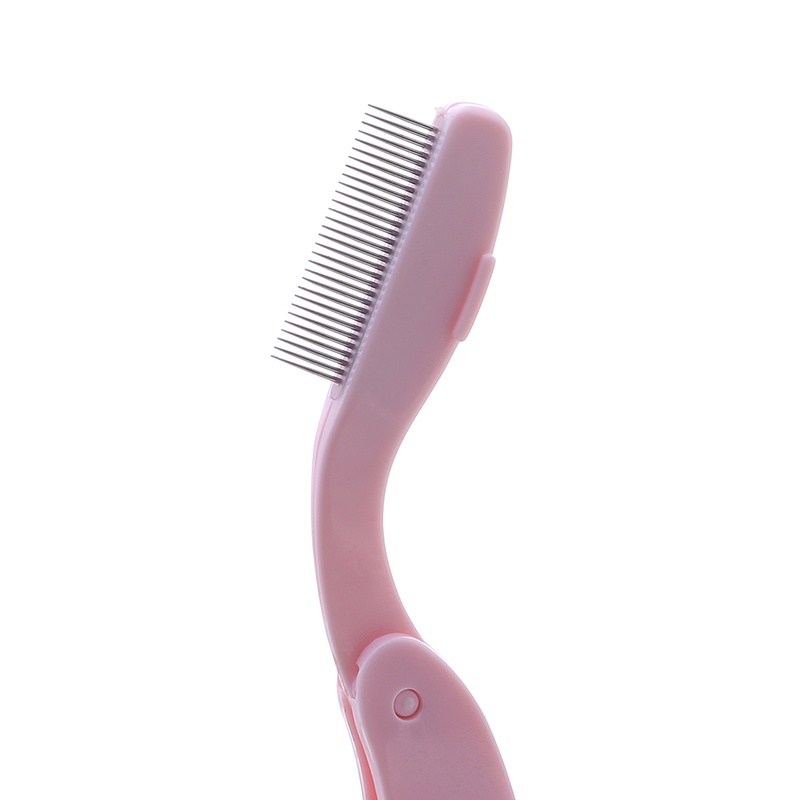 Sisir Bulu Mata Dapat Dilipat Untuk Semua Bulu Mata Dengan Gigi Stainless Steel Eyelash Comb