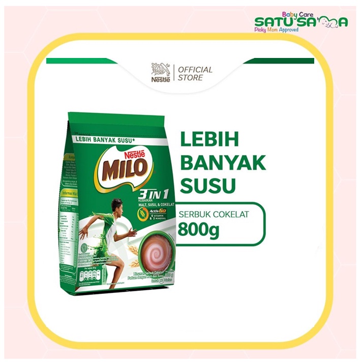 

MILO 3IN1 ACTIV - GO POUCH / minuman coklat