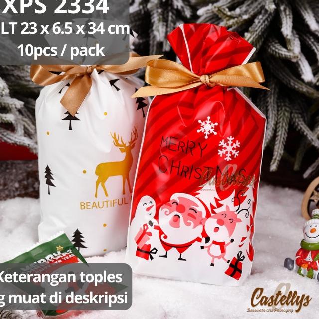 

Diskon Terviral Plastik Serut Besar XPS 2334 Kue Roti Hadiah Hampers Natal Christmas