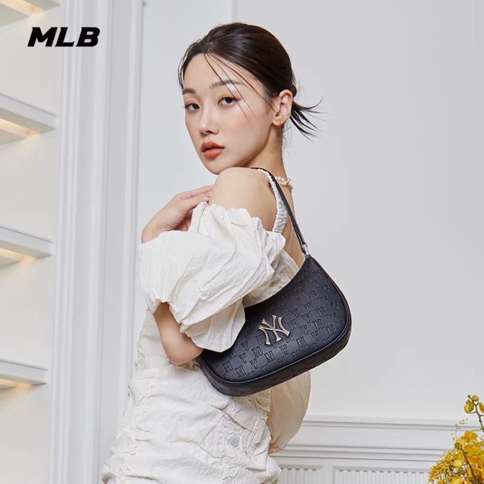 Tas MIB 100% NY Yankees Hobo Embo BAG Korean Style - Putih