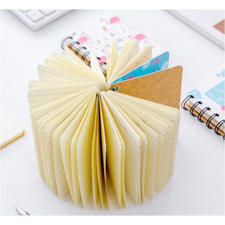 IC NOTE BOOK RING MOTIF MEMO KECIL A7 SPIRAL isi 80 Lembar NOTEBOOK MINI / BUKU CATATAN RING / BUKU TULIS RING
