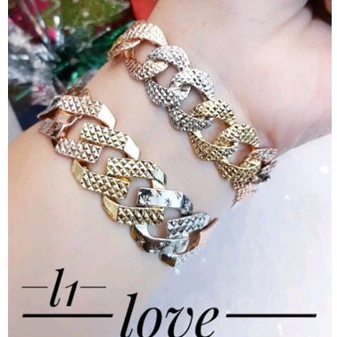 Gelang Xuping Sisik Naga Kombinasi Terbaru 128c