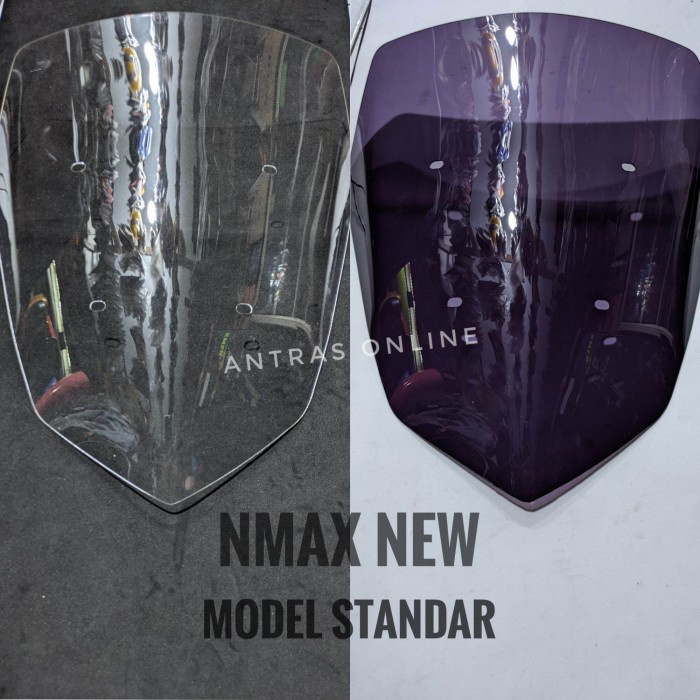 Windshield Visor Nmax New 2020 2021 Model Standar Bening Dan Smoke - Windshield