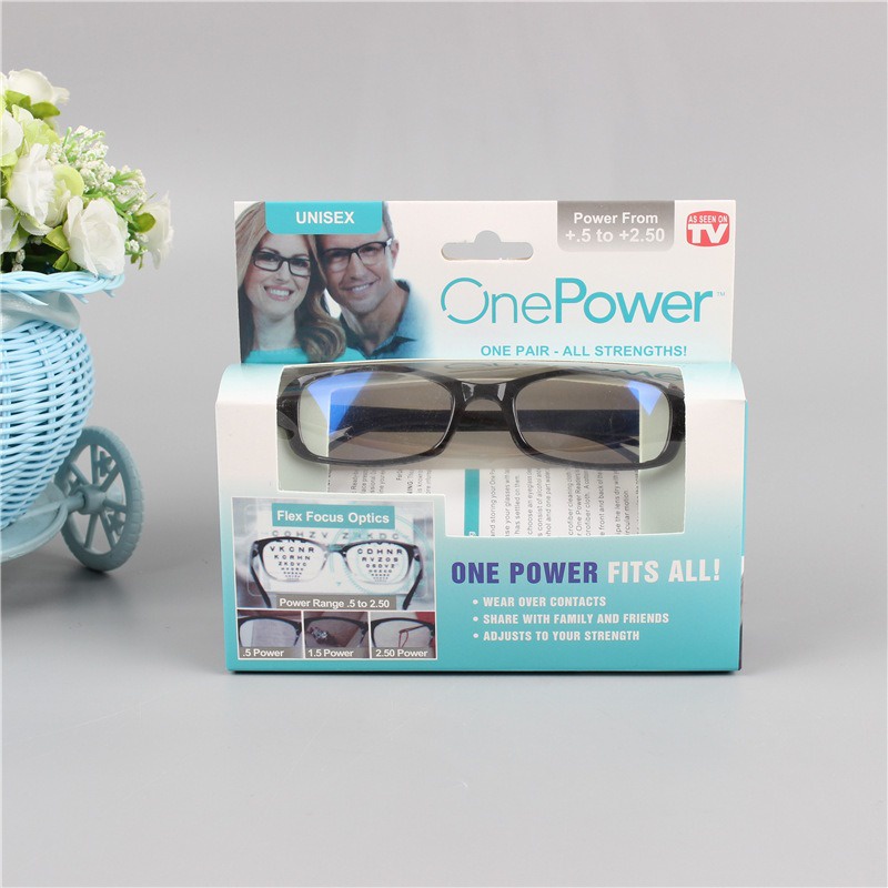 Kacamata Baca Kaca Mata Plus Pria Wanita One Power Auto Focus Readers Kacamata Kesehatan