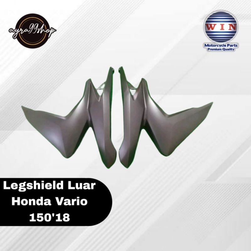 legshield Luar Besar Cover Honda Vario 150/125 Sayap Samping Kanan Kiri Merk WIN All New Body Depan