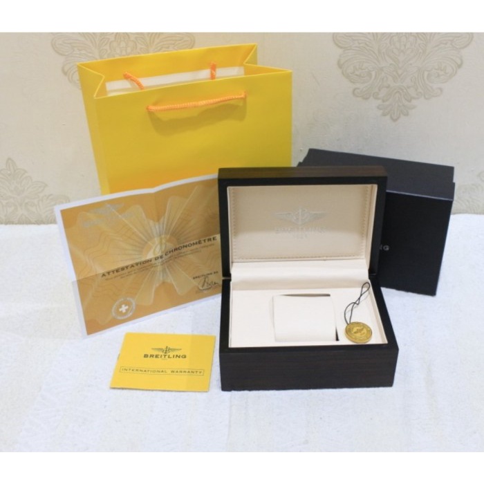 Box Jam Tangan Breitling Kotak Original Fullset Promo