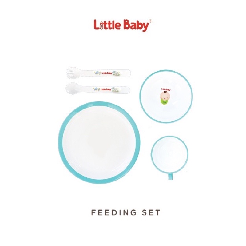 Little Baby Premium Feeding Set Alat Makan Bayi