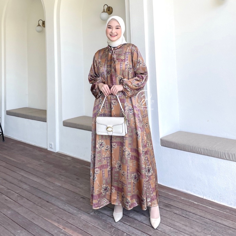 DYN -  Clothingline Siera Dress - Dress Cantik | Gamis Wanita Simple Busui Friendly