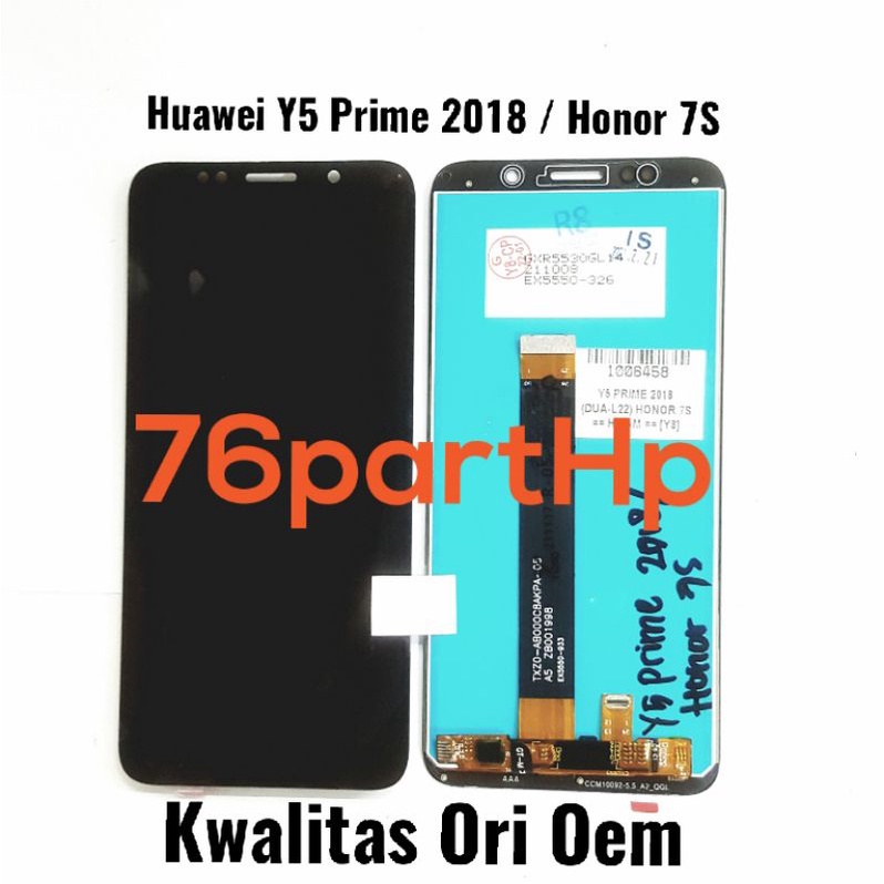 Ori Oem Lcd Touchscreen Fullset Huawei Honor 7S - Y5 Prime 2018