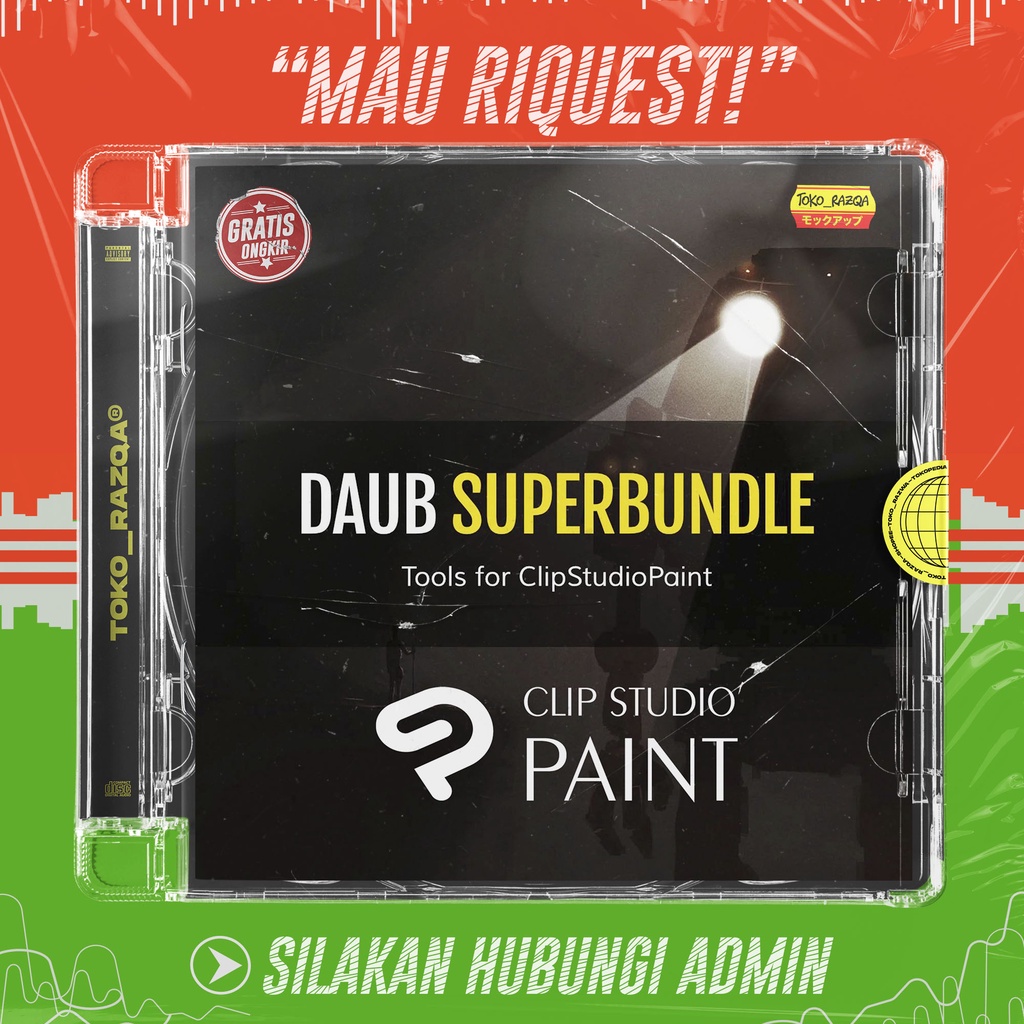 DAUB Superbundle - 514 + Pro Tools and 60 Textures for Clip Studio Paint ◖CSP Brushes◗