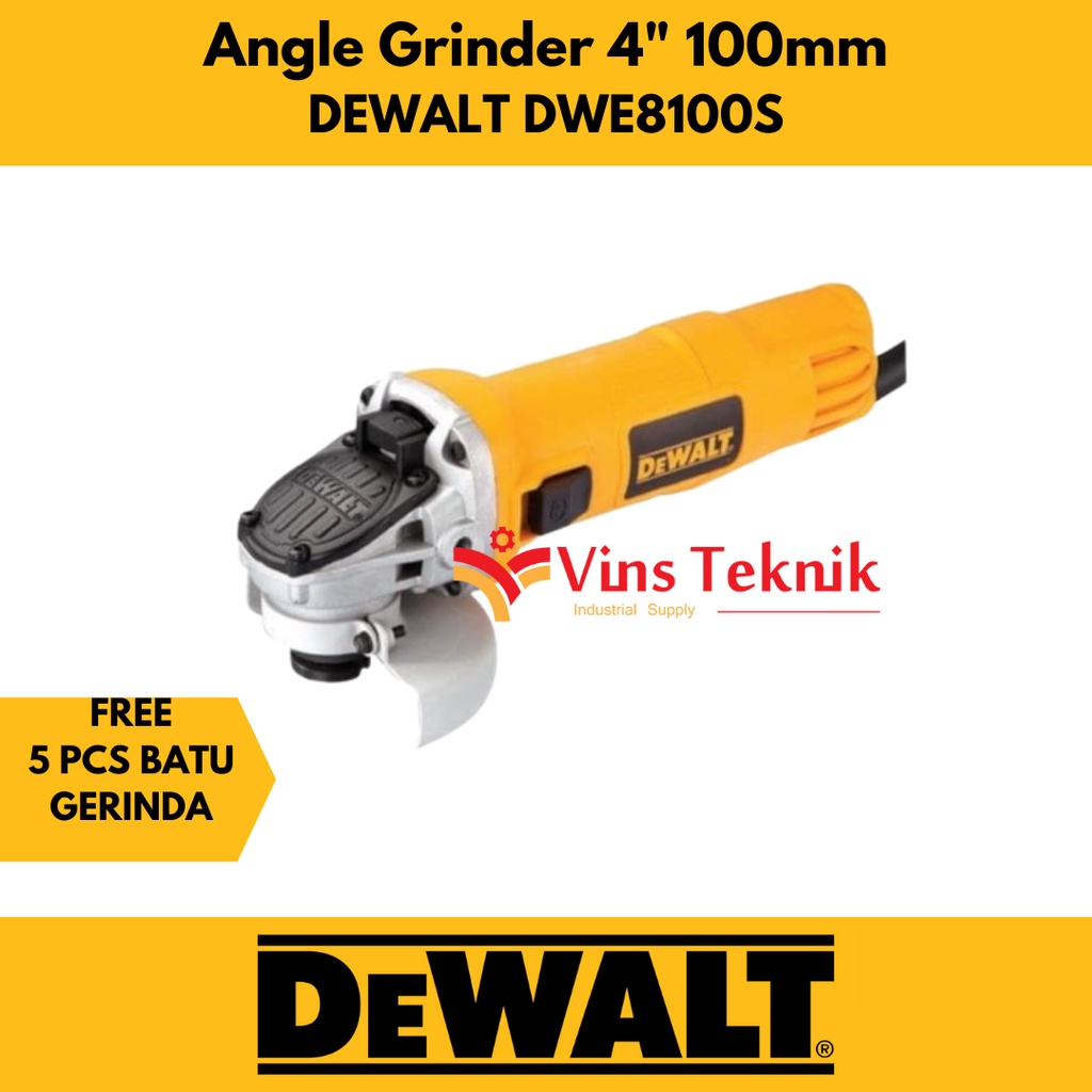 Jual Angle Grinder DEWALT DWE8100S Gerinda Tangan 4inch | Shopee Indonesia