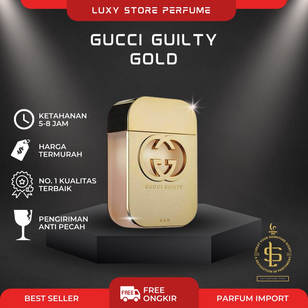 Jual Parfum Wanita Gucci Guilty Gold Eau De Parfum Edp Ml Shopee