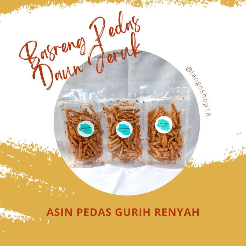 

[langoshop18] BASRENG PEDAS DAUN JERUK UK 100GR