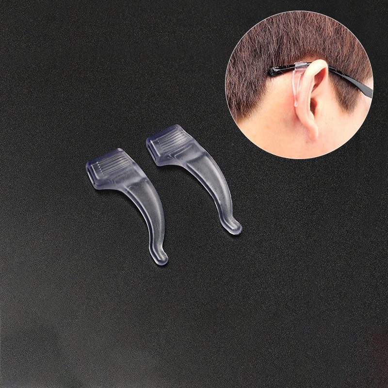 【COD】Kacamata Silicone Anti-Slip Anti-Menjatuhkan Earmuffs Kacamata Kait Telinga Comfort Adjustable Pria Dan Wanita Simple Praktis Murah-FA