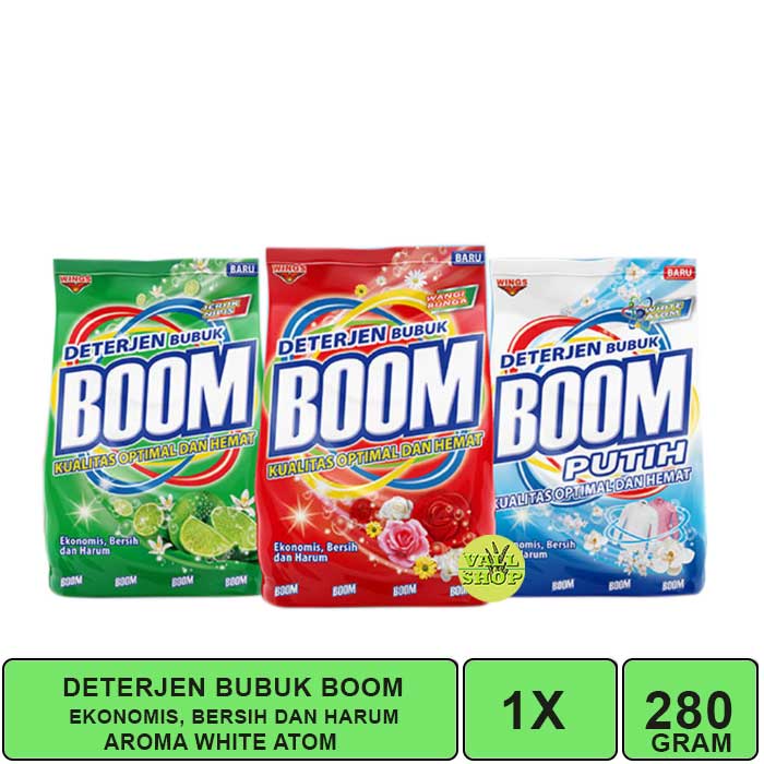 VSHOP. DETERJEN BUBUK BOOM 280 GRAM